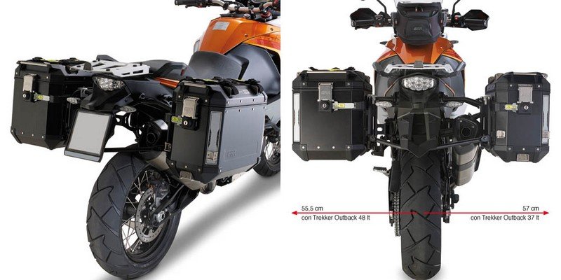 Givi PL7705CAM Side Case Rack KTM 1050 / 1090 / 1190 / 1290 Super Adventure / R / S