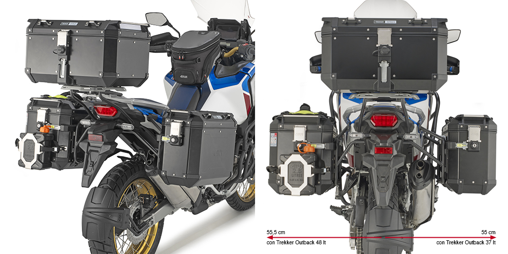 Givi PLO1178CAM Side Pannier Rack For Trekker Outback Side Panniers Honda CRF 1100 L Africa Twin / Adventure Sports