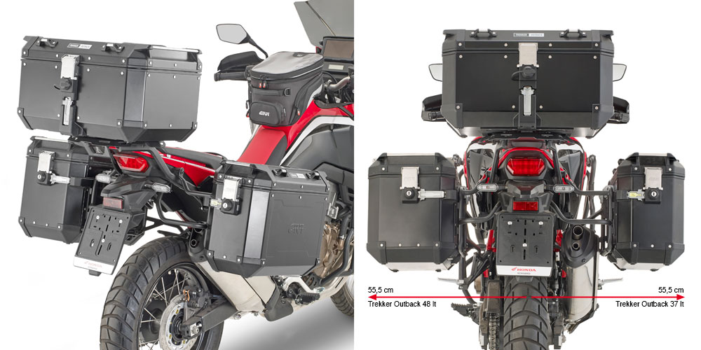Givi PLO1179CAM Side Pannier Rack For Trekker Outback Side Panniers Honda CRF 1100 L Africa Twin From 2020