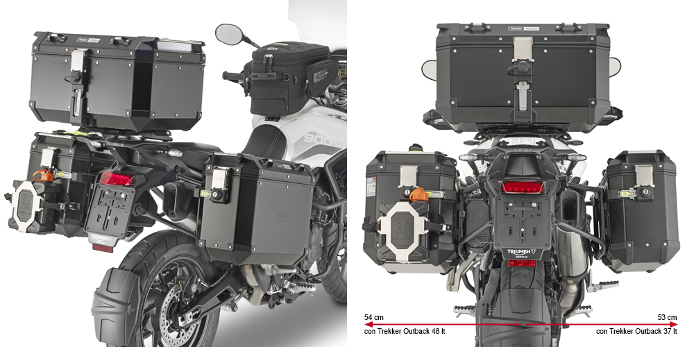 Givi PLO6415CAM Side Case Rack Triumph Tiger 900 GT / Pro / Rally / Pro From 2020
