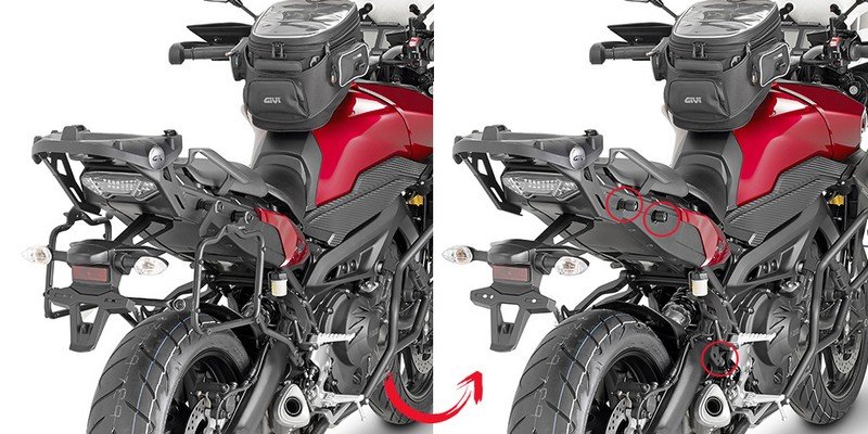 Givi PLR2122 Monkey Side Case Rack Yamaha MT-09 Tracer 2015-2017