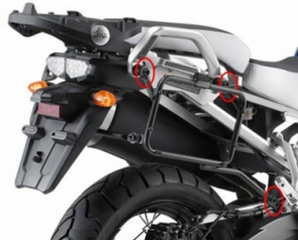 Side pannier rack Yamaha XT1200Z from GIVI for Monokey pannier