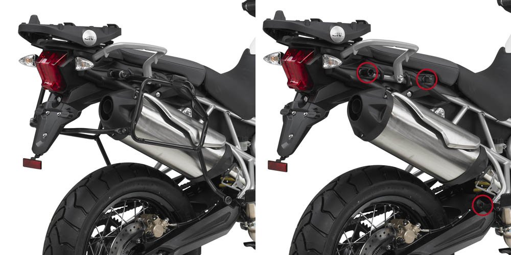 Givi PLR6409 Side Case Rack Triumph Tiger 800 / 800 XC / 800 XR 2011-2017