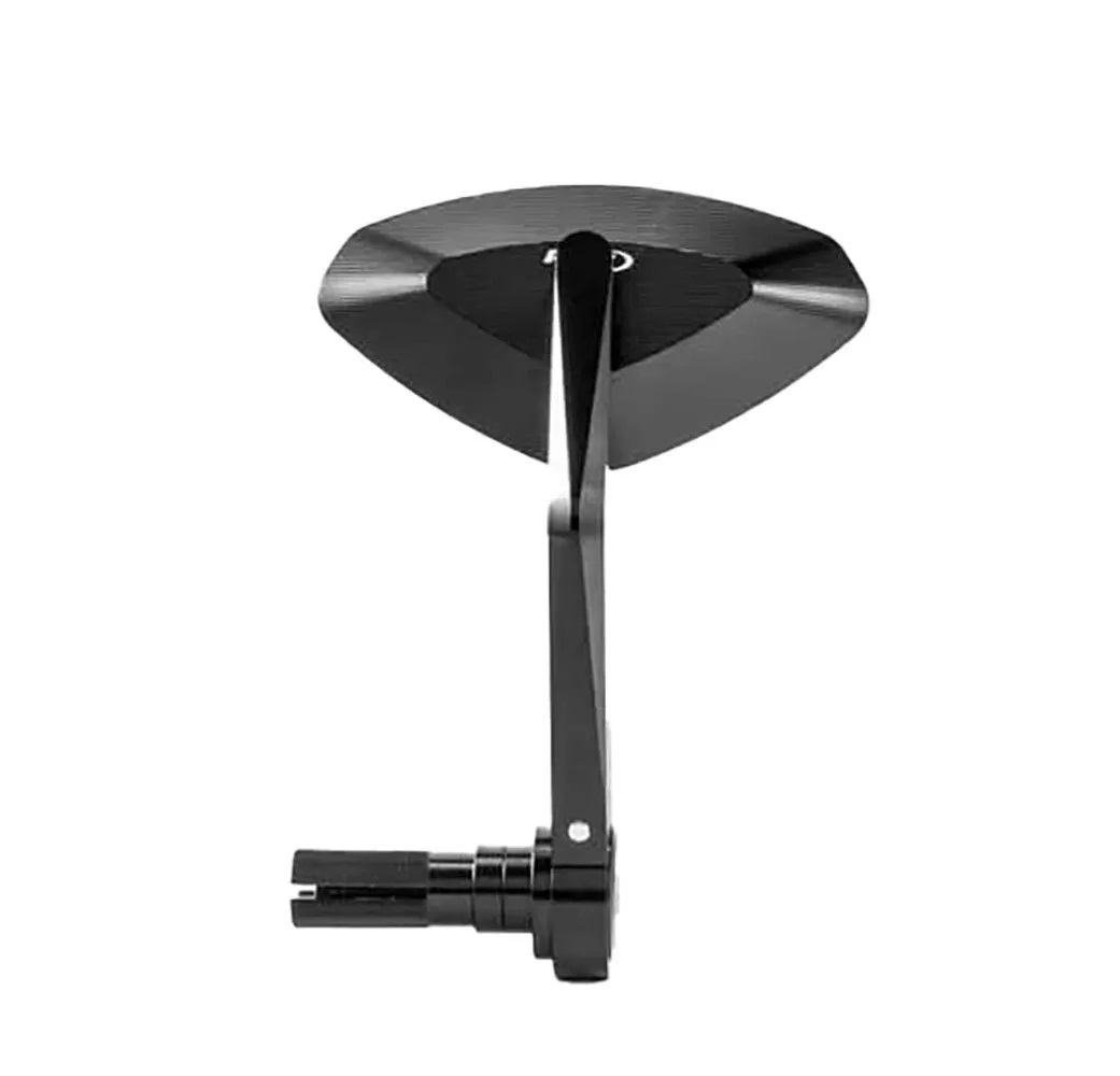 Puig Aluminum Handlebar End Mirror Hi-Tech 4 Black