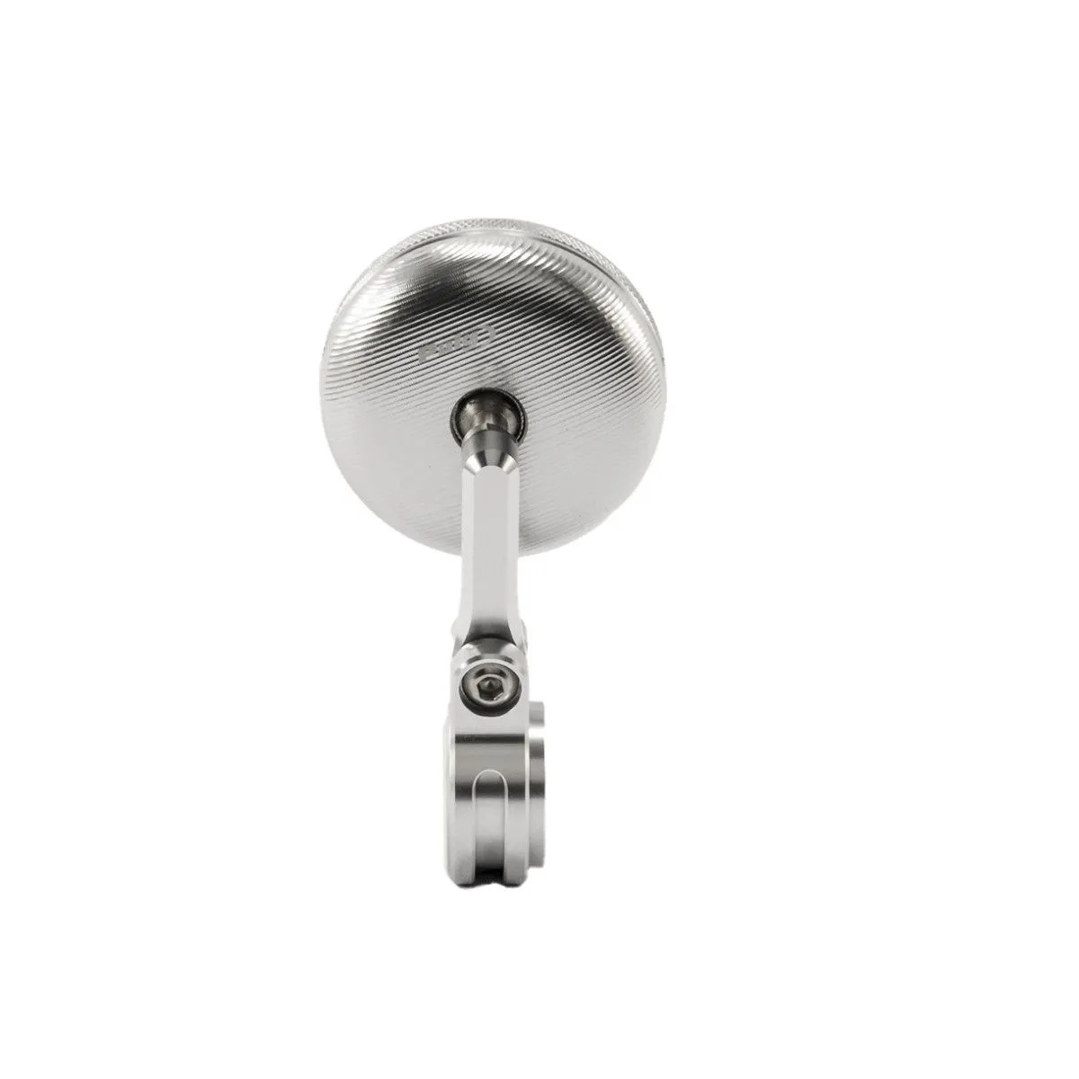 Puig Aluminum Handlebar End Mirror Tracker Silver