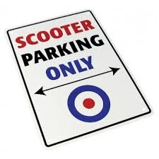 Parking sign Scooter parking