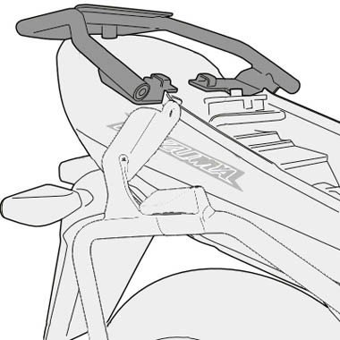 Givi SR3103 Top box carrier Suzuki Inazuma 250 12-16