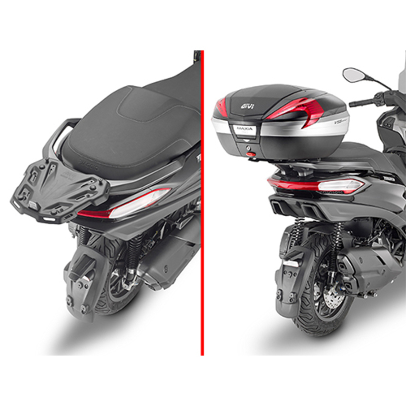 Givi SR5619 Top box carrier Piaggio MP3 400 HPE / Sport / 530 Exclusive