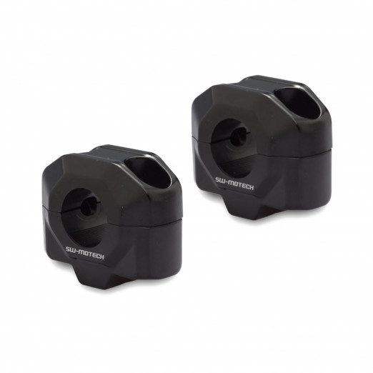 SW-Motech Handlebar risers Black