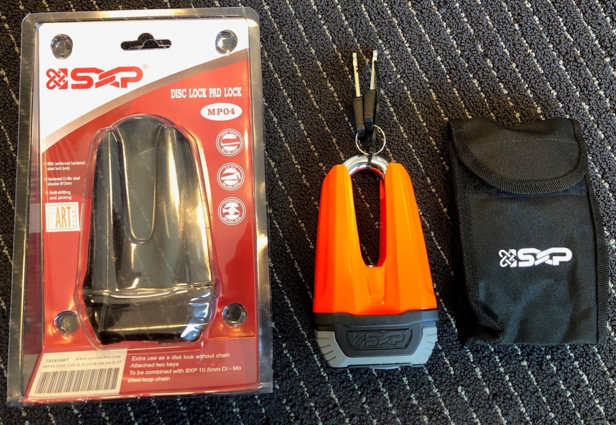 Disc brake lock SXP MP04 Compact Fluor Orange ART 4213