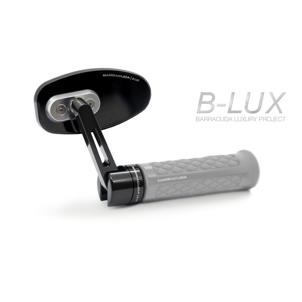 Barracuda Bar End Mirrors SKIN-R B-Lux