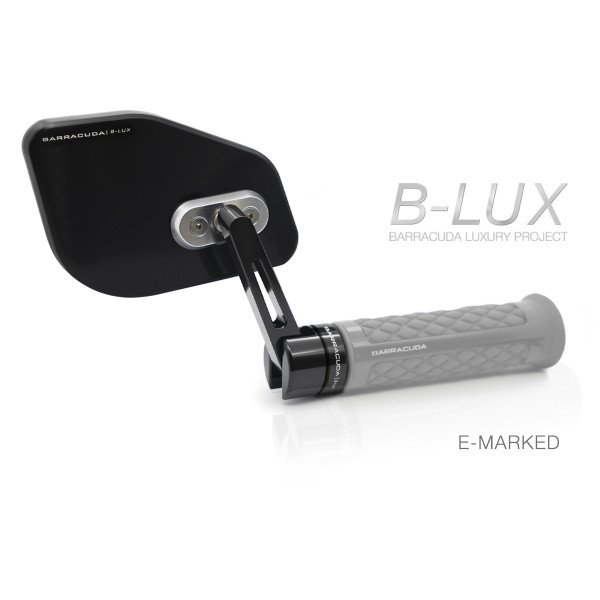 Barracuda Bar End Mirrors SKIN-Z B-Lux