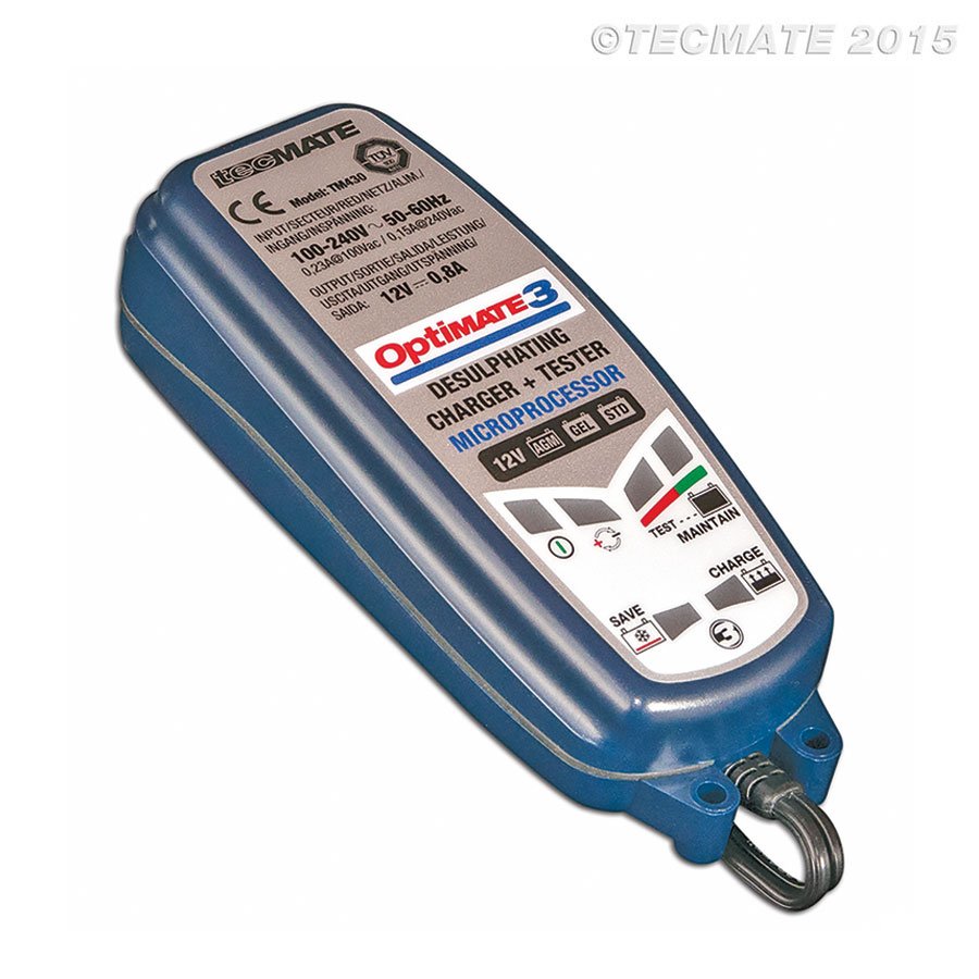 Optimate 3 Battery Charger / Trickle Charger 12 Volt TM430