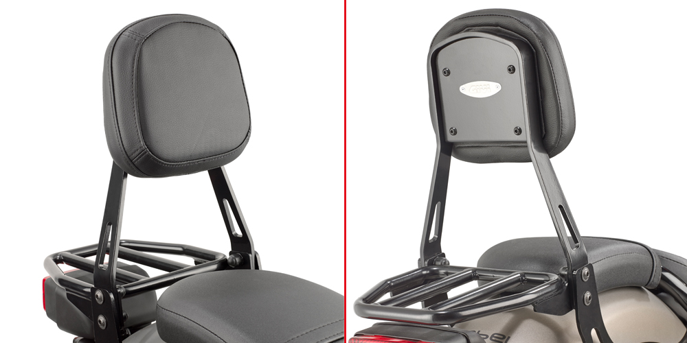 Givi TS1160B Passenger Backrest With Small Luggage Rack Honda CMX 500 Rebel
