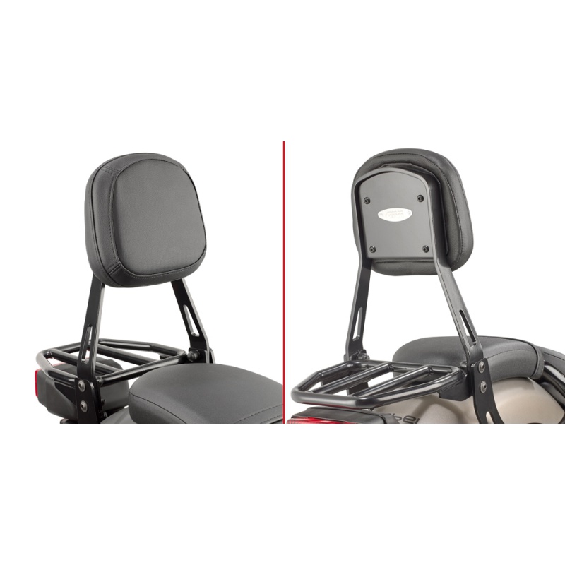 Givi TS1194B Passenger Backrest With Small Luggage Rack Honda CMX 1100 Rebel