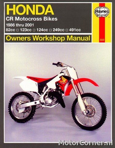 Workshop manual Haynes Honda CR Motocross Bikes (86-01)