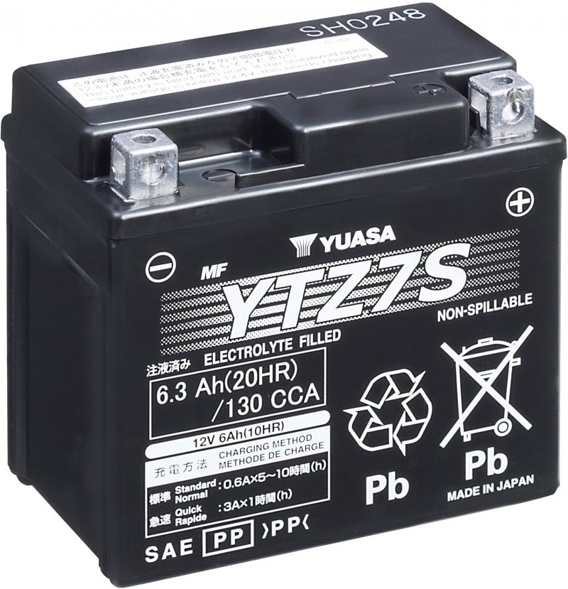 Yuasa Battery YTZ-7 Gel version for motorbikes