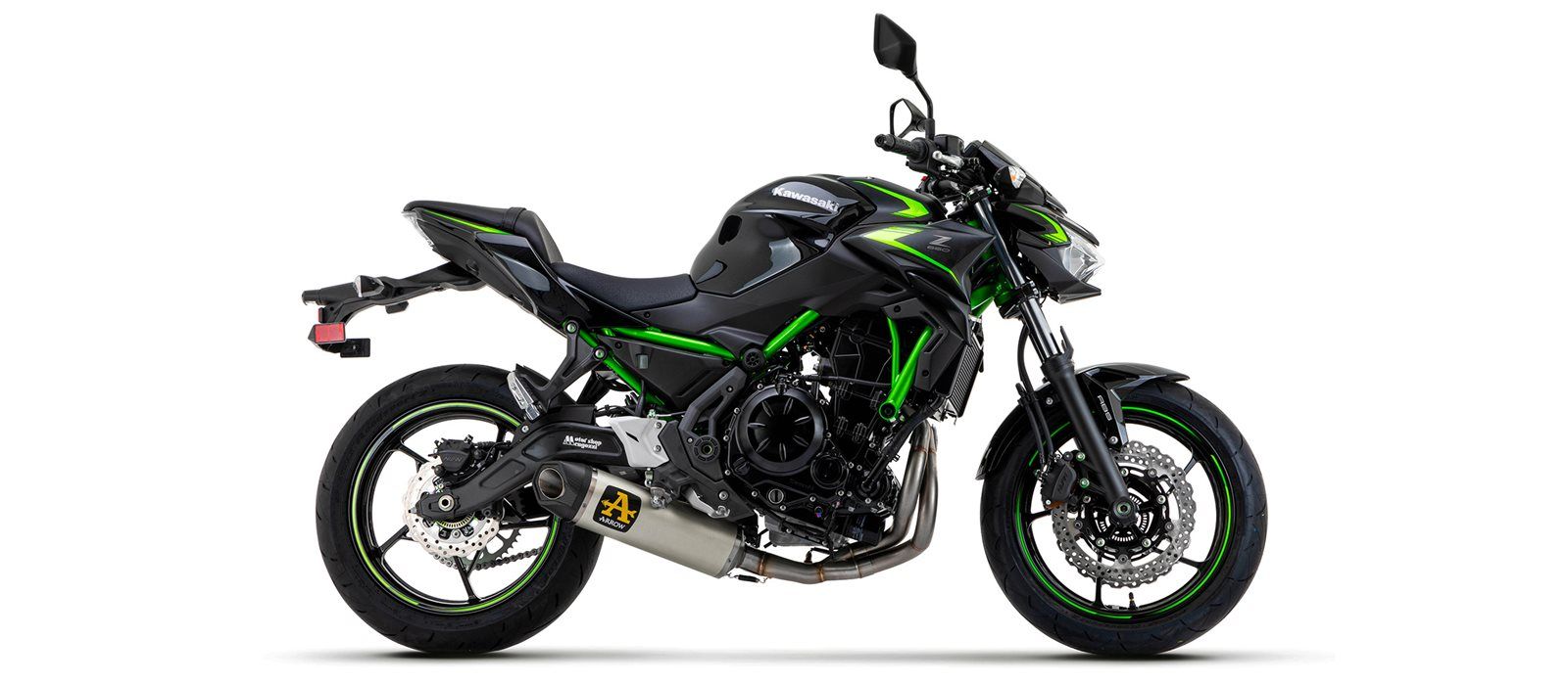 ARROW INDY RACE EVO motorcycle exhaust for Kawasaki Z650 from 2024