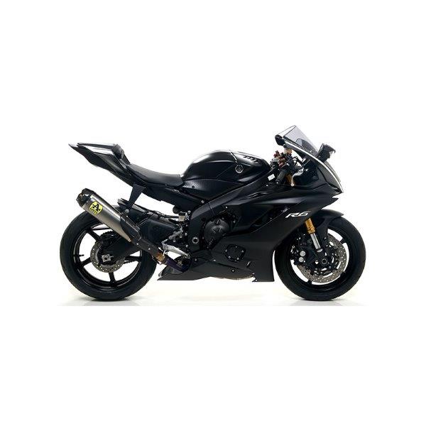 ARROW COMPETITION WSS Replica Compleet uitlaatsysteem met titanium spruitstuk voor Yamaha YZF-R6 vanaf 2017 tot 2021