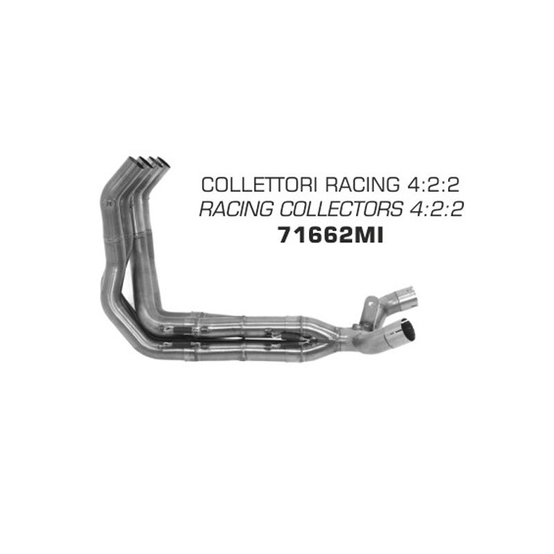 ARROW manifold without catalytic converter for Kawasaki Z1000 from 2017