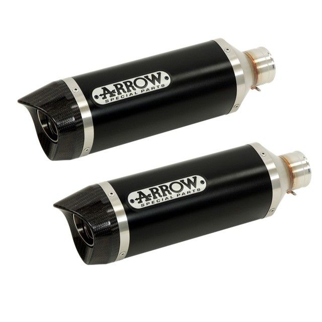 ARROW Dark Thunder motorcycle exhaust for Kawasaki Z1000 from 2010