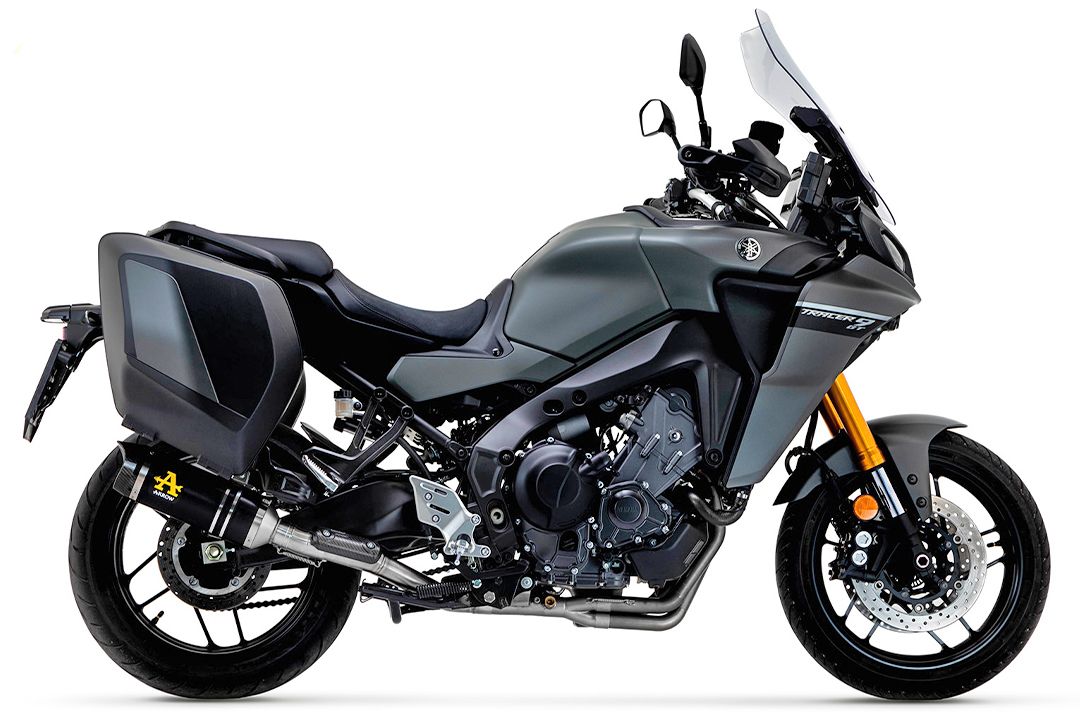 ARROW Dark Thunder motorcycle exhaust for Yamaha Tracer 9 GT RN70 from 2021