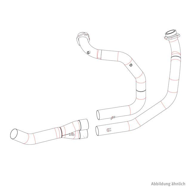 ARROW Manifold for Honda XRV750 Africa Twin RD07 from 1993 to 2004